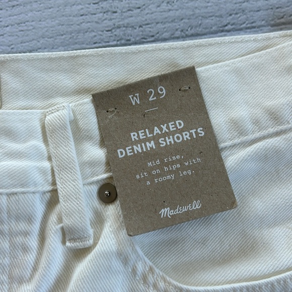 Madewell Relaxed Denim Shorts Sz 29‎ NWT - Picture 2 of 8